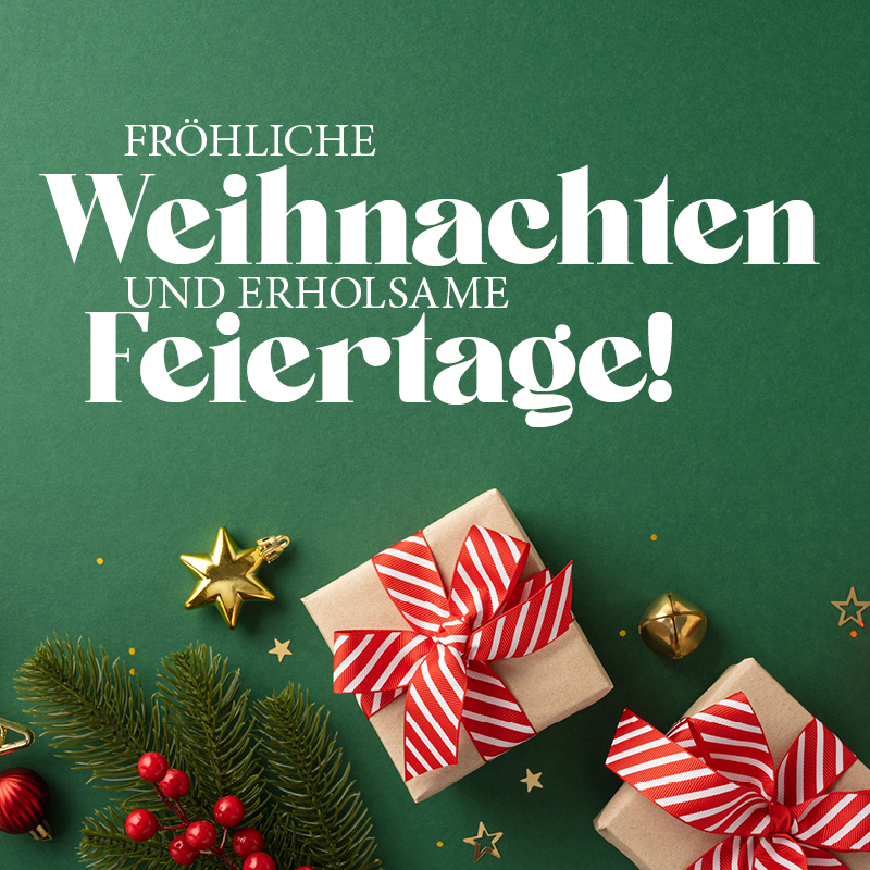 Frohe Weihnachten 2024